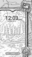 Forest Sketch Launcher Theme تصوير الشاشة 2