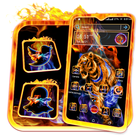 Fractal Tiger Launcher Theme icône