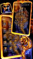 Fractal Tiger Launcher Theme imagem de tela 1