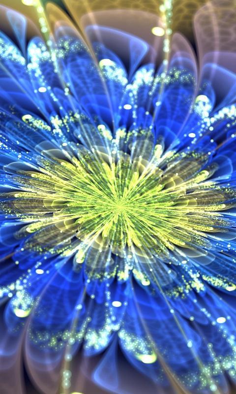 Neon Flower Live Wallpaper untuk Android - Muat Turun APK