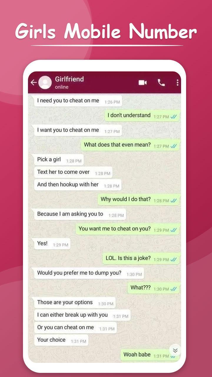 Whatsapp chat girl with 