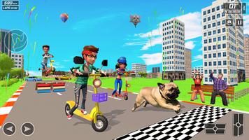 Scooter Driving Game 2023 постер