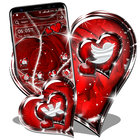 Red Rose Launcher Theme icono