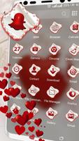 Pearl Heart Launcher Theme تصوير الشاشة 1