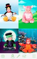 1 Schermata Foto del bambino Adults & Baby Photo Montage