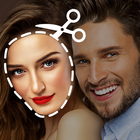 محرر قص ولصق الصور أيقونة