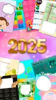 Bingkai Foto Kalendar 2025 penulis hantaran
