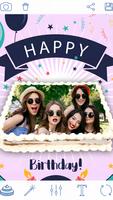 Photo Birthday 誕生日ケーキの写真 ポスター