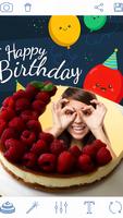 Photo Birthday Cake 생일 케이크 사진 스크린샷 1