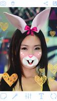 Cute Rabbit Face: Photo App screenshot 1