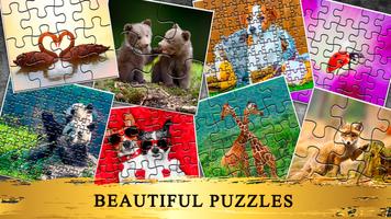 오프라인 퍼즐: 동물 포스터