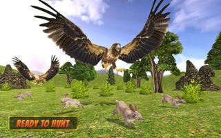 Eagle Simulators 3D Bird Game โปสเตอร์