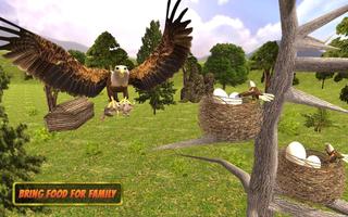Eagle Simulators 3D Bird Game capture d'écran 2