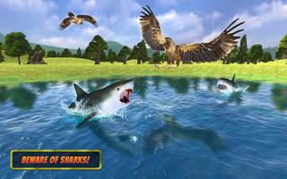 Eagle Simulators 3D Bird Game capture d'écran 3