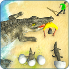 Crocodile Simulator Attack 3d icône