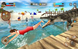Crocodile Simulator Attack 3d Poster