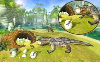 Crocodile Simulator Attack 3d captura de pantalla 1