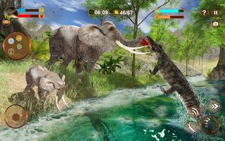 Crocodile Simulator Attack 3d captura de pantalla 2