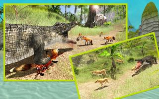 Crocodile Simulator Attack 3d captura de pantalla 3