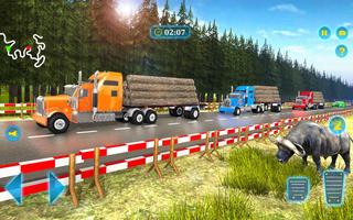 Truck Driving Simulator 2023 captura de pantalla 3