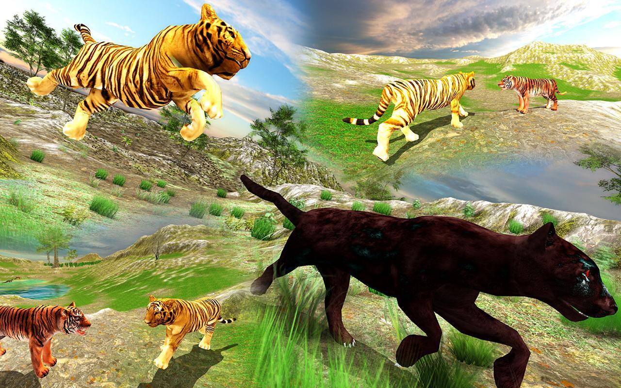 Wild Tiger Simulator 3d Animal Games For Android Apk Download - lucky tiger roblox