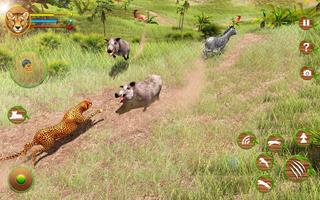 Cheetah Attack Simulator 3D capture d'écran 2