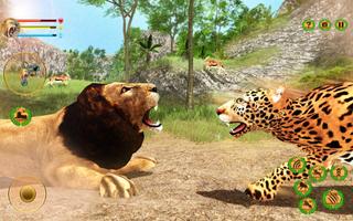 Poster Lion Simulator Attack 3d Game