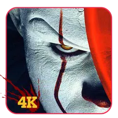 Scary Clown Wallpaper 4K QHD
