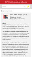 برنامه‌نما BWH Hotels عکس از صفحه