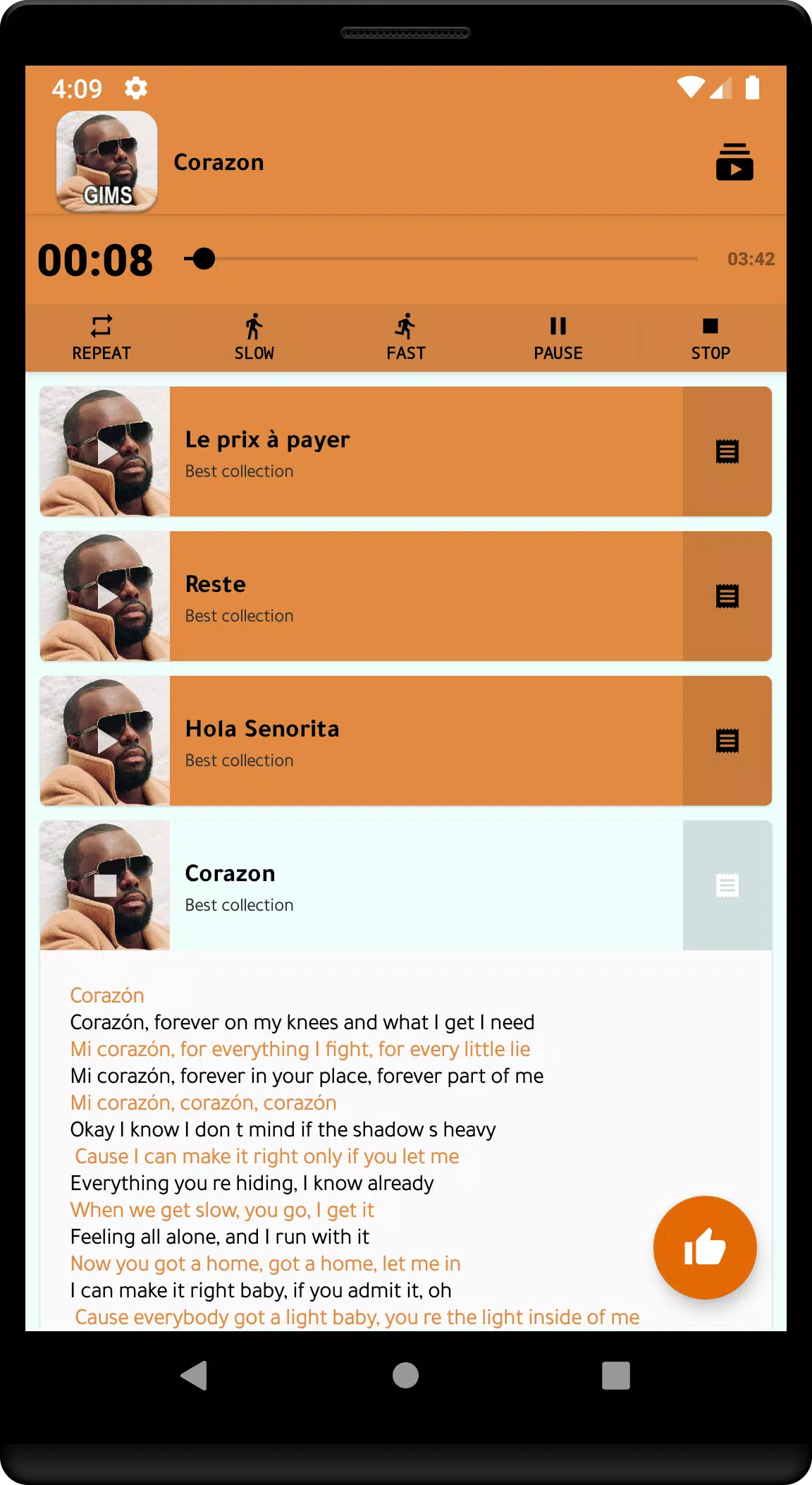 Maitre Gims Song Lyrics Offline (Best Collection) APK for Android Download