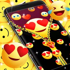 download Emoji smiley zip locker APK