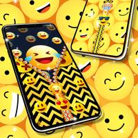 Emoji smiley zip locker imagem de tela 3