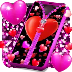 Heart zipper lock screen APK 下載