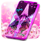 Paris zipper lock screen icono