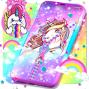 Unicorn zipper lock screen APK