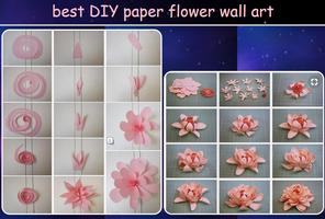 best DIY paper flower wall art poster