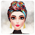 Beauty salon with veil