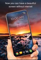 Sonnenuntergänge offline Plakat