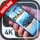 Wallpapers 4D offline ícone