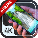 Cascades sur fonds d'écran hors ligne APK