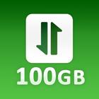 100 GB internet Data GB MB App アイコン
