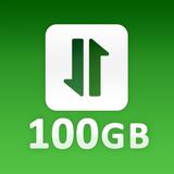 100 GB internet Data GB MB App أيقونة