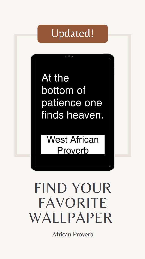 great african proverbs