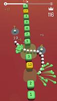 Snake Balls vs Blocks 3D постер