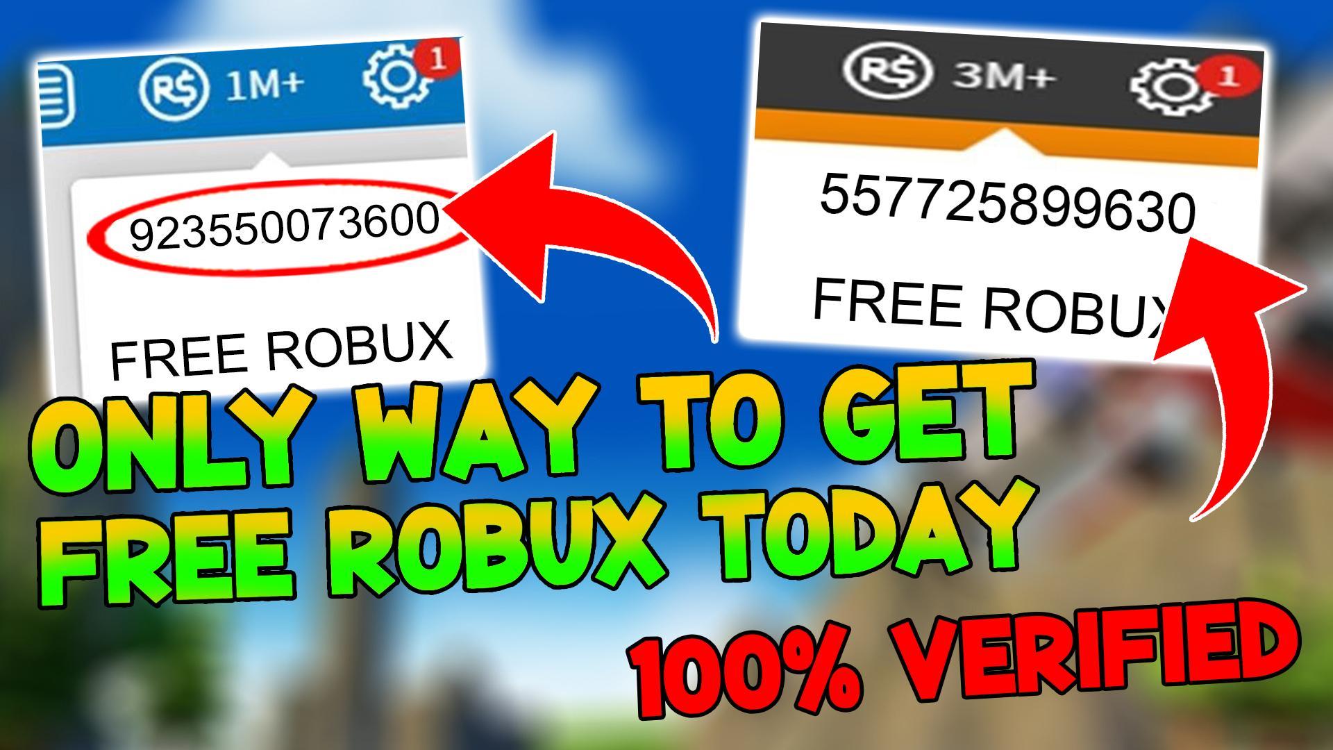 How To Get Unlimited Free Robux 2020 For Android Apk Download - free robux 1m