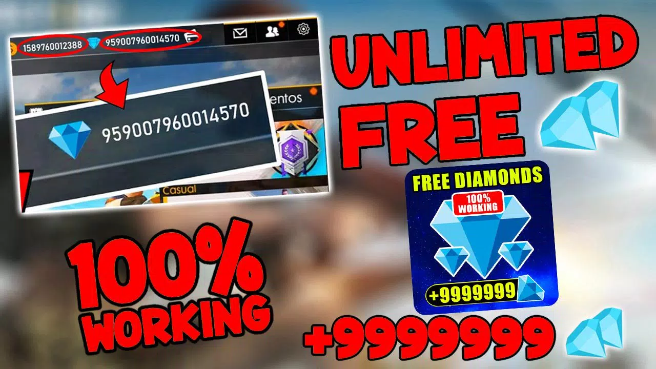 Free Diamond 💎, How to get free diamond in free fire