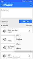 Text to Speech (MP3 download) captura de pantalla 3