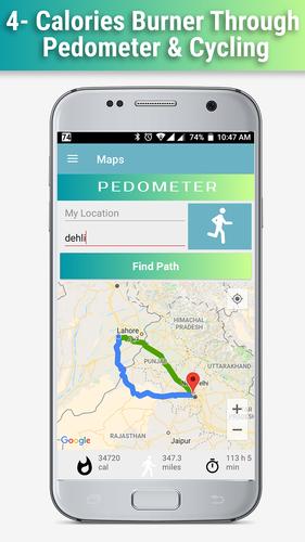Walking Calorie Calculator Cycling Trainer Map For Android Apk