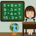 Math Game for one & 2 players