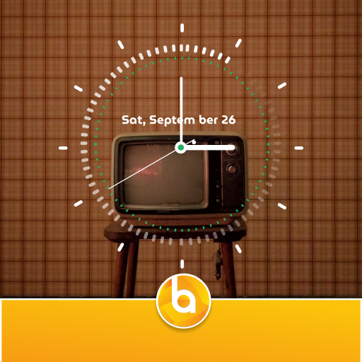 Retro Clock Screensaver